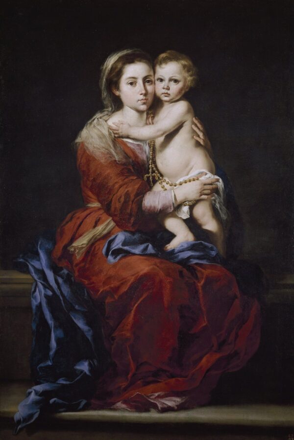 Vergine con Bambino e rosario – Bartolomé Esteban Murillo Bartolomé Esteban Murillo 2024-11-14