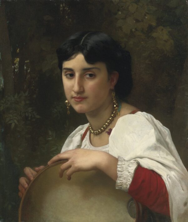 Femme italiana con tamburello – William Bouguereau William Bouguereau 2024-11-21