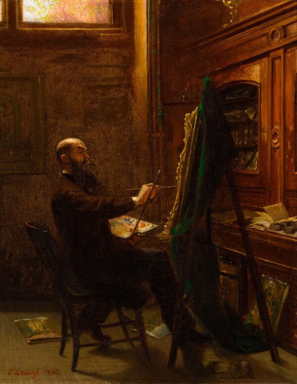 Worthington Whittredge nel suo studio di Tenth Street – Emanuel Leutze Emanuel Leutze 2024-11-14