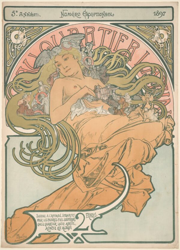 Nel quartiere latino – Alfons Mucha Alfons Mucha 2024-11-14