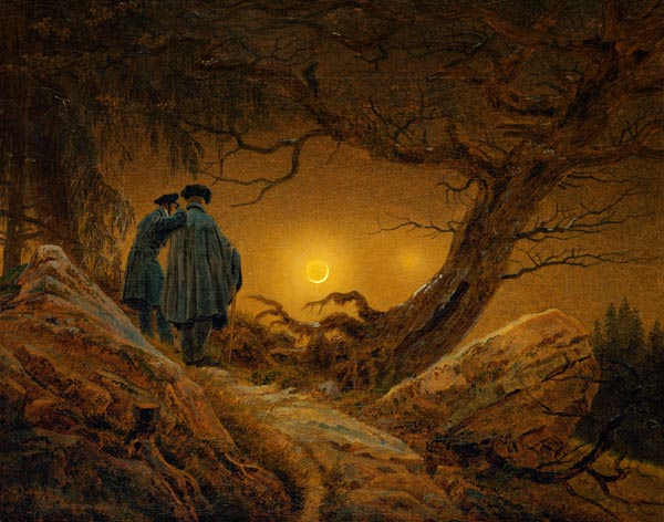 Due uomini che contemplano la luna – Caspar David Friedrich Caspar David Friedrich 2024-11-14