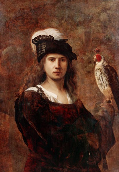 Un falconiere, in piedi a mezza figura, con un cappello di piume – Rembrandt van Rijn Rembrandt van Rijn 2024-12-04