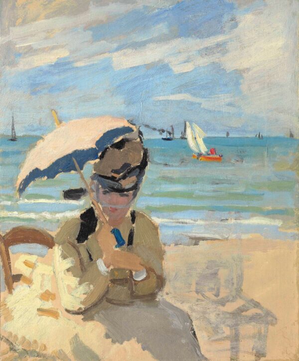 Camille seduta sulla spiaggia a Trouville – Claude Monet Claude Monet 2024-11-21