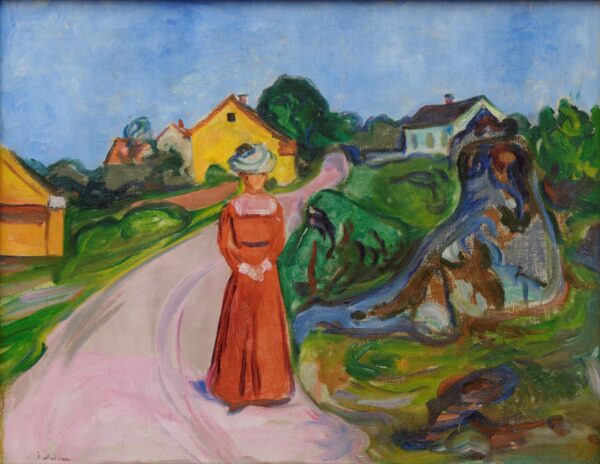 Donna in abito rosso – Edvard Munch Edvard Munch 2024-11-14