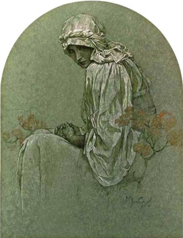 Ragazza con rododendri – Alfons Mucha Alfons Mucha 2024-11-14