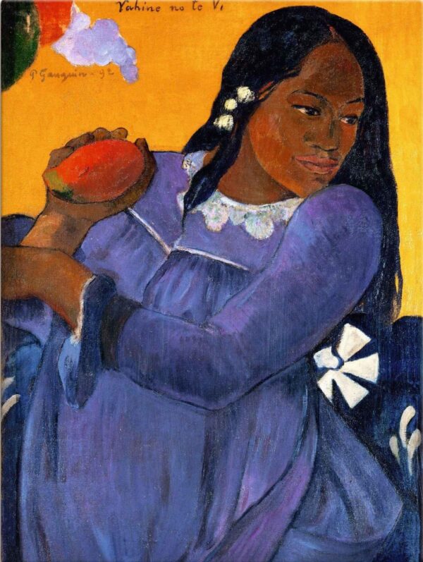 Donna in abito blu con una mango – Paul Gauguin Paul Gauguin 2024-11-14