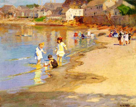 Alla spiaggia di Edward Henry Potthast Edward Henry Potthast 2024-11-21