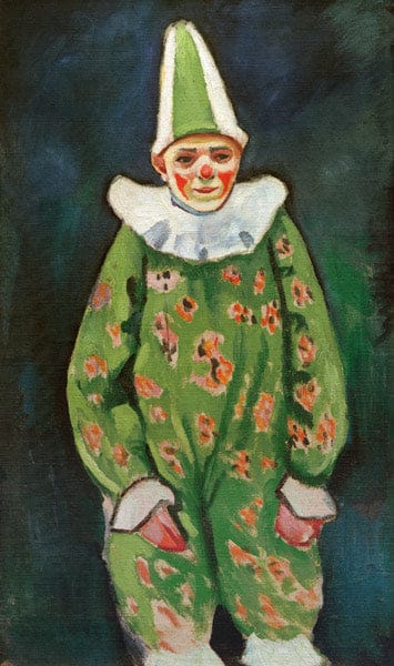 Clown in costume vert – August Macke August Macke 2025-01-28