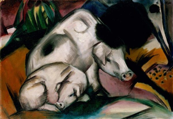 Due maiali bianchi – Franz Marc Franz Marc 2024-11-14