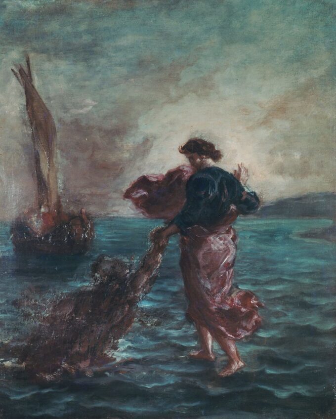 Cristo camminante sull’acqua e tendente la mano per salvare San Pietro – Eugène Delacroix Eugène Delacroix 2024-09-19