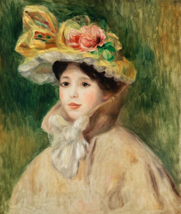 Femme con cappello di paglia – Pierre-Auguste Renoir Pierre-Auguste Renoir 2024-11-21