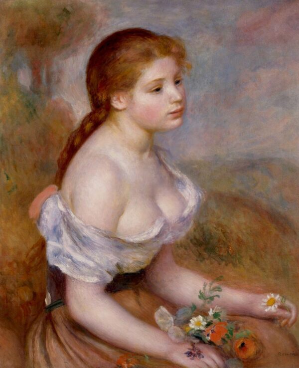 Giovane ragazza con margherite – Pierre-Auguste Renoir Pierre-Auguste Renoir 2024-11-21