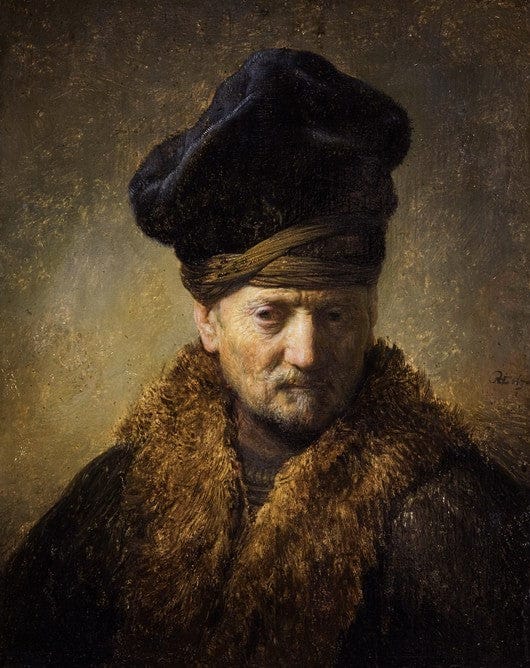 Ritratto di un vecchio con un cappello di pelliccia – Rembrandt van Rijn Rembrandt van Rijn 2024-12-04