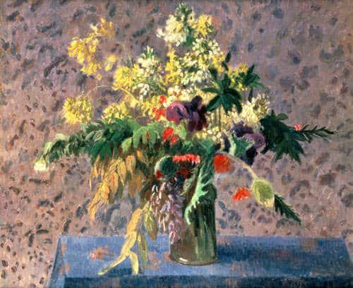 Botte di fiori con boccioli di papaveri e iris – Camille Pissarro Camille Pissarro 2024-11-13