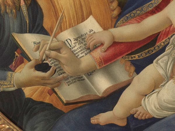 Madonna Magnificat, dettaglio – Sandro Botticelli Sandro Botticelli 2024-11-21