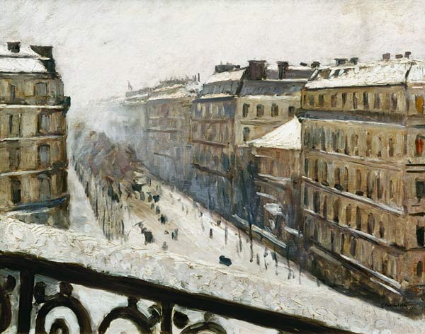 Boulevard Haussmann sotto la neve – Caillebotte Gustave Caillebotte 2025-01-29