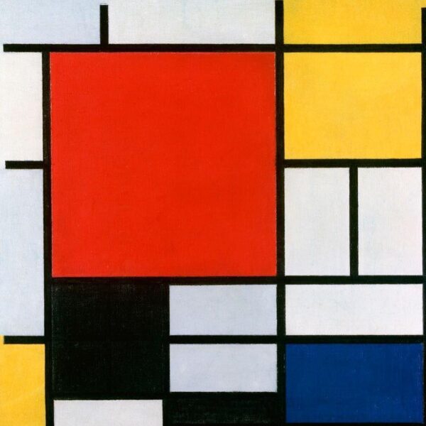 Composizione II in rosso, blu e giallo – Mondrian Piet Mondrian 2024-11-12