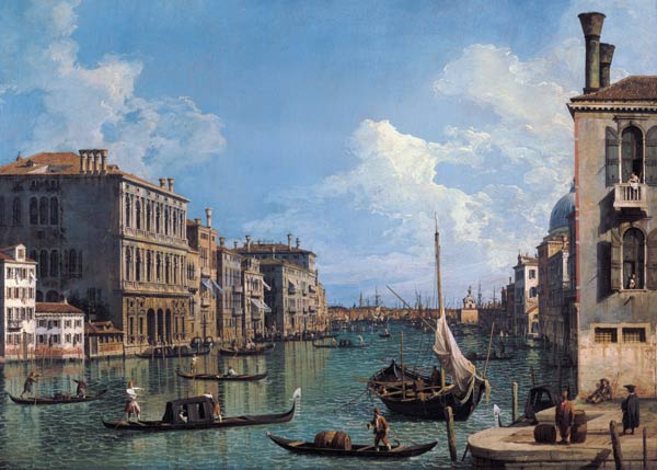 Il Grande Canale vicino a Campo San Vio dopo la chiesa di Santa Maria della Salute – Canale Giovanni Antonio Canaletto 2024-11-14