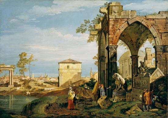 Capriccio con motivi di Padova – Giovanni Antonio Canal Canaletto 2024-11-14