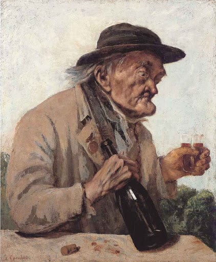 Vecchio uomo con un bicchiere di vino – Gustave Courbet Gustave Courbet 2024-11-21