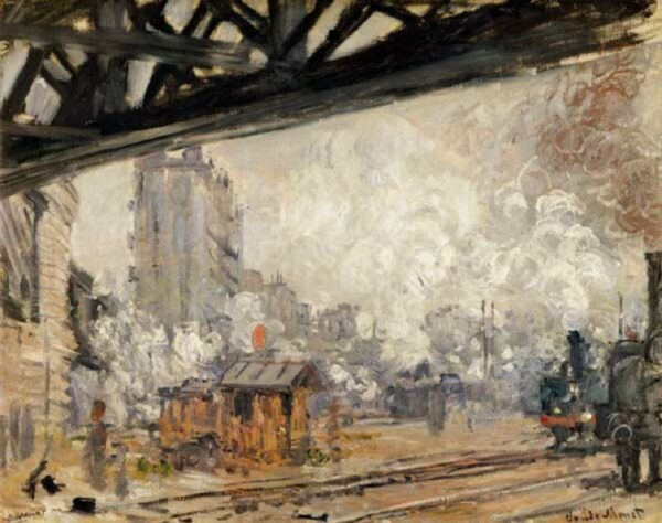 La Gare Saint-Lazare, vista esterna di Claude Monet Claude Monet 2024-11-21