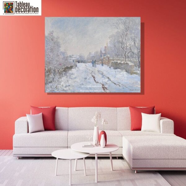 Rue sotto la neve, Argenteuil – Tavola neve di Monet Claude Monet 2024-11-21 2