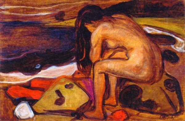 Femme nuda sulla spiaggia – Edvard Munch Edvard Munch 2024-11-14