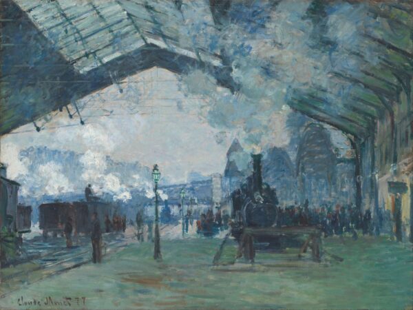 La Gare Saint-Lazare, le train de Normandie – Claude Monet Claude Monet 2024-11-21