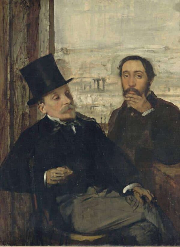 Autoritratto con Evariste de Valernes (1816-96) – Edgar Degas Edgar Degas 2024-11-14