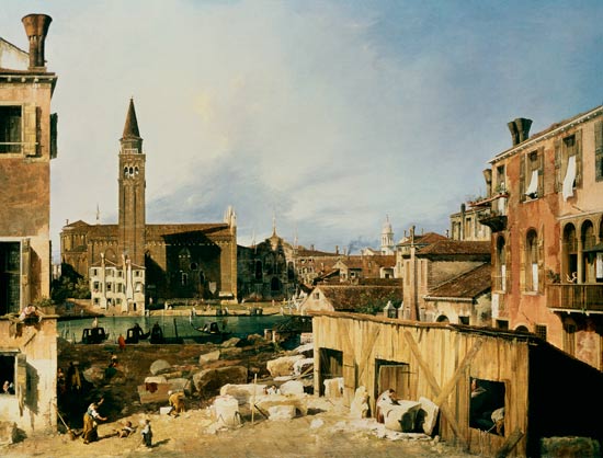 La corte dei tagliapietre – Giovanni Antonio Canal Canaletto 2024-11-14