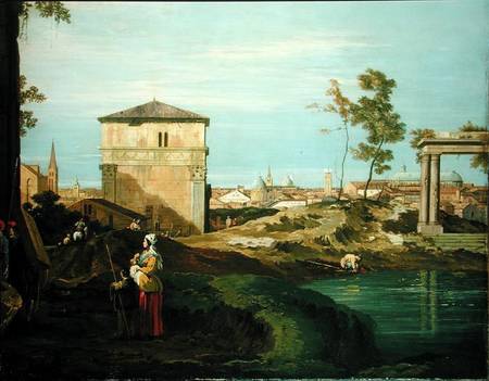 Dettaglio di “Capriccio con motivi di Padova” – Giovanni Antonio Canal Canaletto 2024-11-14