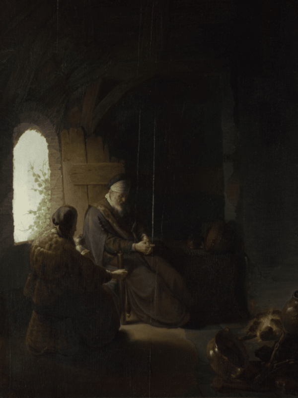 Anna e l’aveugle Tobit – Rembrandt van Rijn Rembrandt van Rijn 2024-11-21