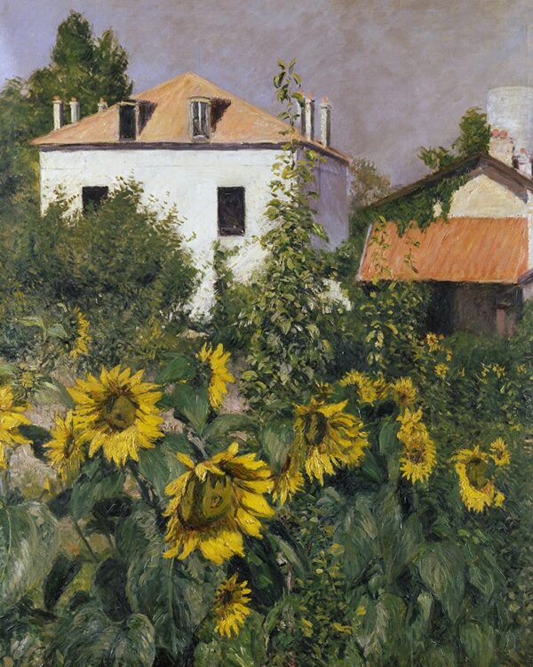 Girasoli nel giardino del Petit Gennevilliers – Caillebotte Gustave Caillebotte 2025-01-29