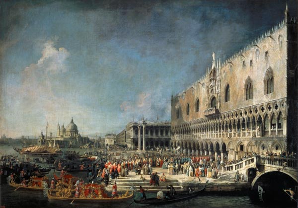 Accoglienza di un inviato francese a Venezia – Giovanni Antonio Canal Canaletto 2024-11-14