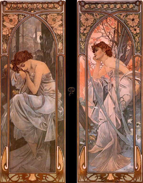 Rêverie della sera (sonno notturno) – Alfons Mucha Alfons Mucha 2024-11-14