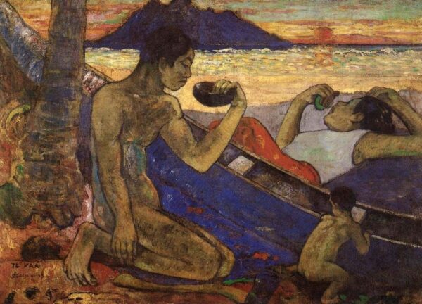 Una piroga (Famiglia tahitiana) – Paul Gauguin Paul Gauguin 2024-11-14