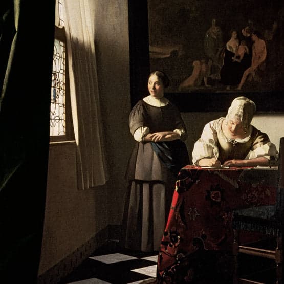 Donna che scrive una lettera e la sua serva – Jan Vermeer Jan Vermeer 2024-09-19