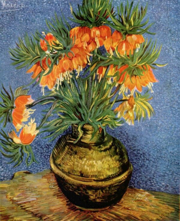 Fritillarie, corona imperiale in un vaso di rame – Van Gogh Vincent Van Gogh 2024-11-21