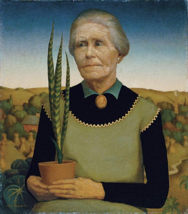 Donna con piante – Grant Wood Grant Wood 2024-11-14