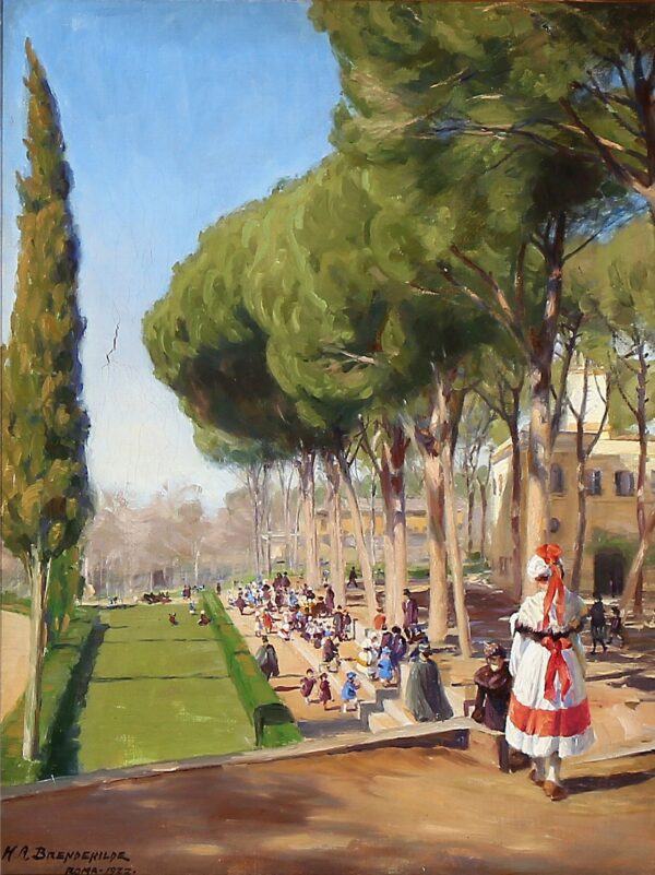 Len, “Giornata estiva alla Villa Borghese a Roma” – Hans Andersen Brendekilde Hans Andersen Brendekilde 2024-11-14