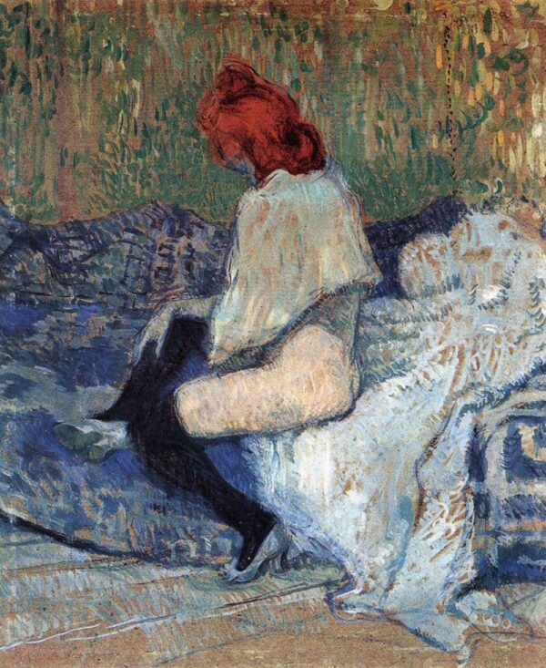 Donna dai capelli rossi su un divano – Toulouse Lautrec Henri de Toulouse-Lautrec 2024-11-20