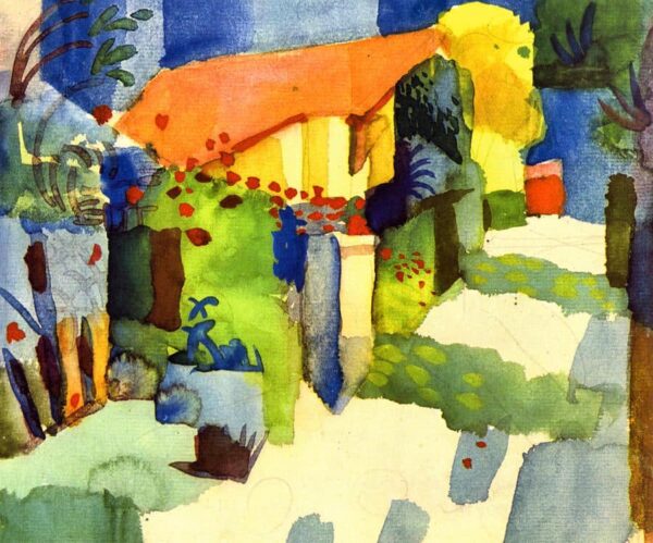 Casa nel giardino (dettaglio) – August Macke August Macke 2025-01-28