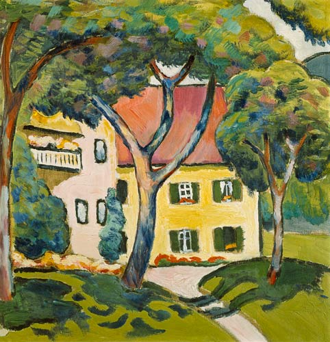 Casa in un paesaggio – August Macke August Macke 2025-01-28