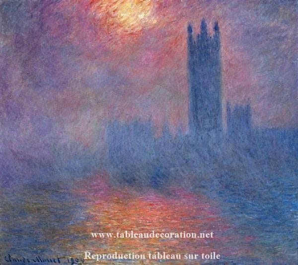 Londra, il Parlamento. Spacco di sole nella nebbia – Dipinto di Monet Claude Monet 2024-11-21