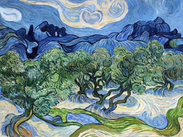 Oliviers con le Alpilles sullo sfondo – Van Gogh Vincent Van Gogh 2024-11-21