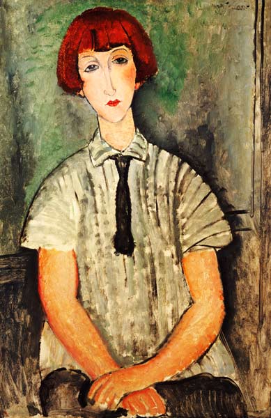 Giovane ragazza in camicia a righe – Amedeo Modigliani Amedeo Modigliani 2024-11-14