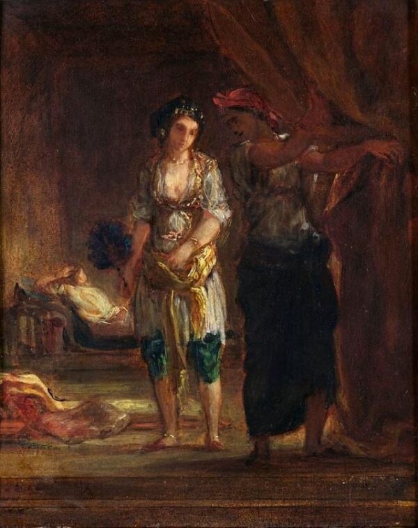 Interno di un Harem a Orano – Eugène Delacroix Eugène Delacroix 2024-11-21