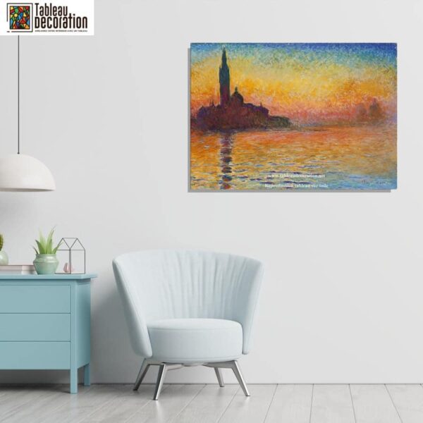 San Giorgio Maggiore al crepuscolo – Dipinto di Claude Monet Claude Monet 2024-11-21 5