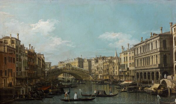 Il ponte di Rialto visto da sud – Giovanni Antonio Canal Canaletto 2024-11-14