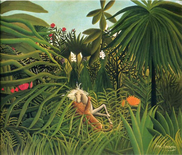 Jaguar attaccante un cavallo – Henri Rousseau Henri Rousseau 2024-11-14